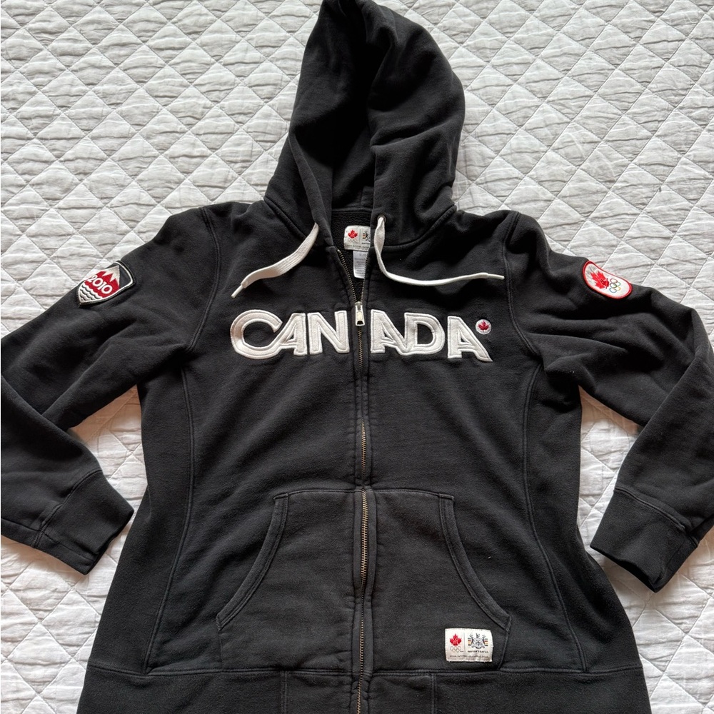 Black Canada Hoodie Jacket